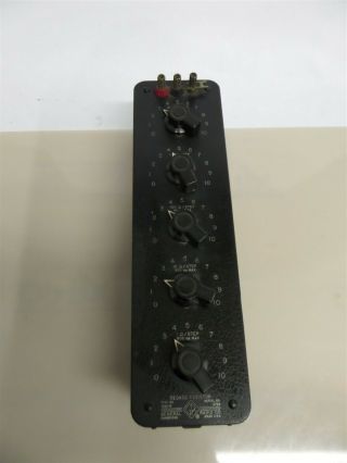 Vintage General Radio Decade Resistor 1432 - M