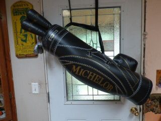 43 " Michelob Beer Inflatable Hanging Advertising Sign Golf Bag