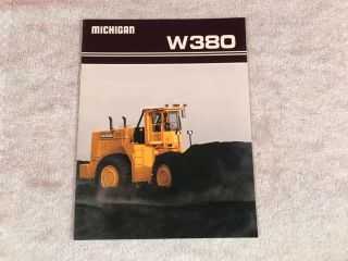 Rare Clark Michigan Tractors W380 Dealer Sales Brochure 9 Page