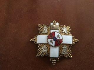Spain Breast Star Order Of Military Merit Medal
