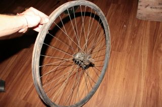 Vintage Rare Wood Rim Wheel Bike Wood Rim 25 " Prewar Bicycle Rim Bicycle Part