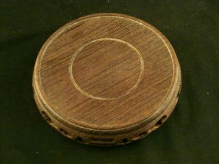 Good Quality Large Chinese Wood Hand Carved Circle Tea Ceremony (vase Stand) B02