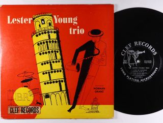Lester Young Trio - S/t 10 " - Clef - Mg C - 104 Mono Dg