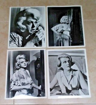 4 Different Vintage Angela Lansbury Press Photos 8 X 10