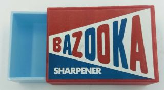 Vintage BAZOOKA Bubble Gum Plastic Advertising Pencil Sharpener.  Shape 2