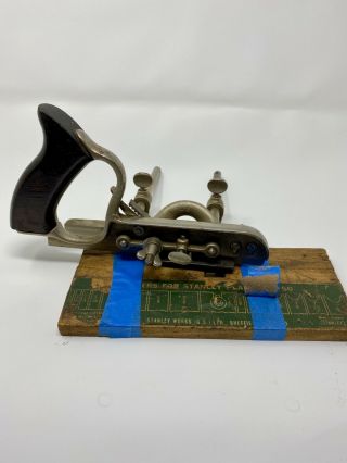 Vintage Stanley Plane - No.  50 With Box Of Cutters