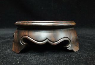 Quality Chinese Hand Carving Wooden Stand Base For Porcelain Vases Cups Teapots
