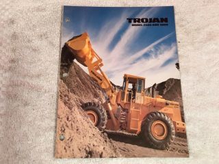 Rare Trojan 2500 & 3000 Loader Tractor Dealer Sales Brochure