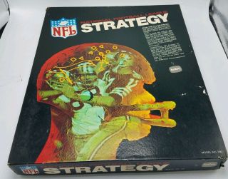 Vintage Nfl National Football League Strategy Board Game Model 100 Complete Euc