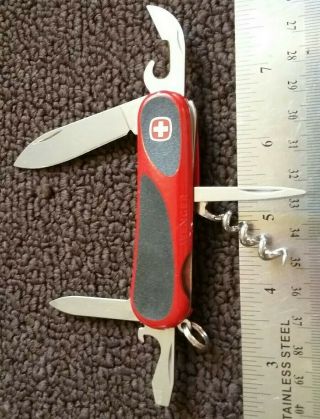 Wenger / Swiss Army Victorinox Evogrip 10 Pocket Knife Tool Blade Scout