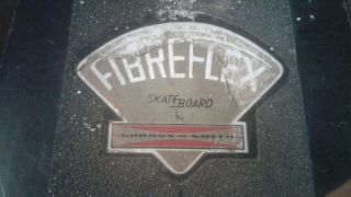 Vintage G&S Gordon & Smith FIBREFLEX Skateboard Deck w/ Sea Breeze Tail Guard 2