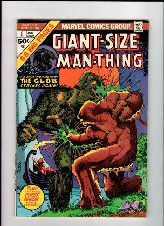 Marvel Giant - Size Man - Thing 1 1974 Vf/nm Vintage Comic