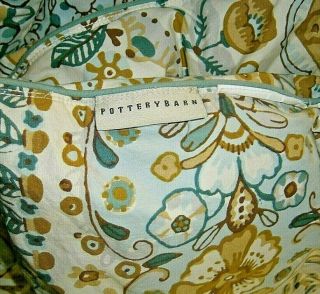 Vtg Pottery Barn Queen Comforter French Country Cottage Retired Vgc 88  X 94