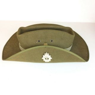 Royal Australian Army Medical Corp Slouch Hat With Badge Authentic Sz 55