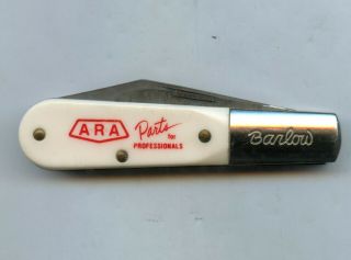 Colonial Barlow 2 Blade Pearl Handle Pocket Knife Usa Advertising A R A Parts