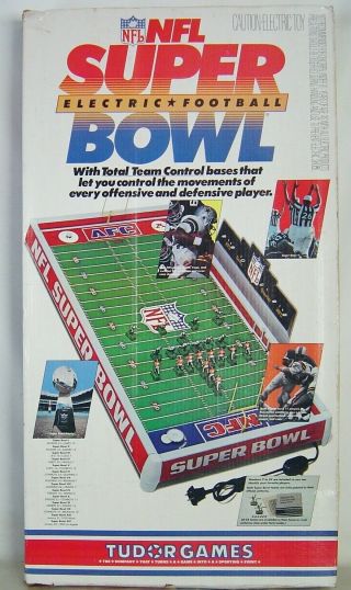 Vtg Nfl Bowl 6 Electric Football Game Cowboys Vs Dolphins Complete