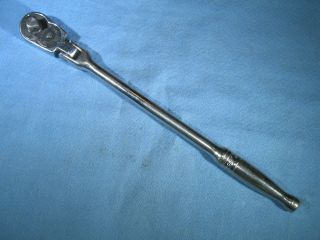 Vintage Snap - On F711a 11 " Flex - Head 3/8 " Drive Ratchet Made In Usa