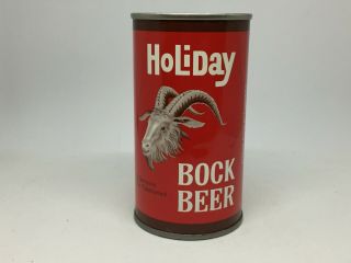 HOLIDAY BOCK BEER Pull Tab beer can from Holiday Brewing,  Potosi Wisconsin WI 2