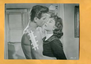 Vintage 7 X 9 Photo Of George Nader & Hedy Lamarr In " The Female Animal.  " 1958.