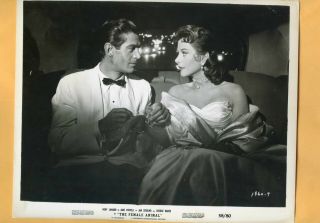 Vintage 8x10 Photo Of George Nader & Hedy Lamarr In " The Female Animal.  " 1958.
