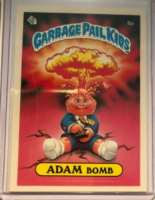 1985 Topps Garbage Pail Kids Series 1,  Os1,  Complete 82 Card Set,  Nm/very Good