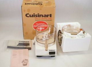 Vintage Cuisinart Dcl - 10 Plus Food Processor - Complete (white)