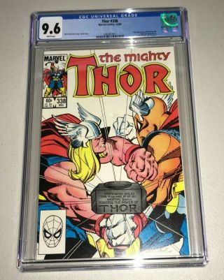 The Mighty Thor 338 Cgc 9.  6