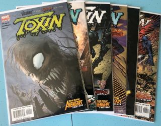Toxin 1 - 6 Full Nm Set Venom Son Of Carnage Spider - Man Marvel Comics 1 2 3 4 5 6