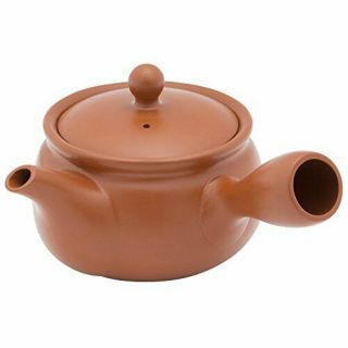 Teapot Kyusu Ceramic Strainer Tokoname Pottery Tea Pot 360ml Am - T098