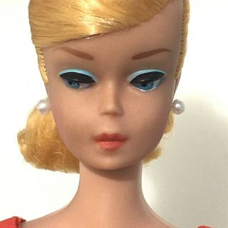 SWIRL vintage ponytail Barbie lemon (nude) 1964 Orig Paint and FANTASTIC hair 3