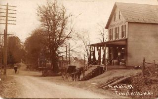 Forest Hill Maryland North Main Street Real Photo Vintage Postcard Aa427