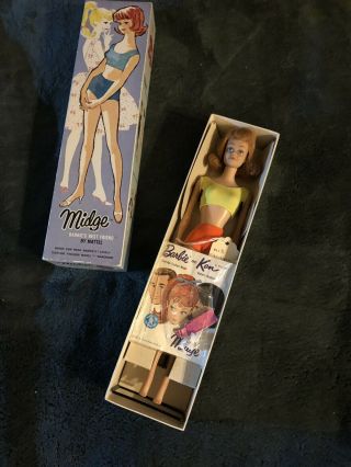1962 - 63 Vintage Titian Midge - Barbies Best Friend Doll 860
