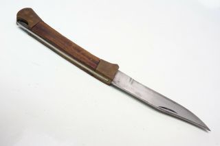 Vintage Stainless Steel Pakistan Folding Pocket Knife 5 " Blade Ba4b618