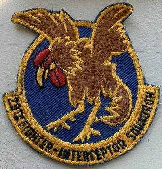 Vintage Military 29th Tactical Fighter Squadron Usaf Air Force Patch