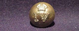 4th Hussars Of Canada Pre - Wwii 17mm Brass Uniform Button Made In England