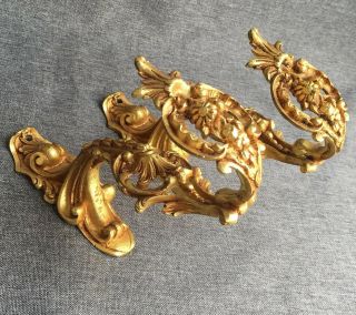 Antique French Curtain Rod Hooks Early 1900 