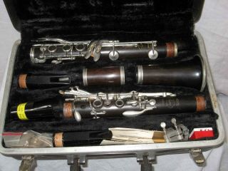 Vintage Selmer Signet 100 Real Wood Clarinet With Case