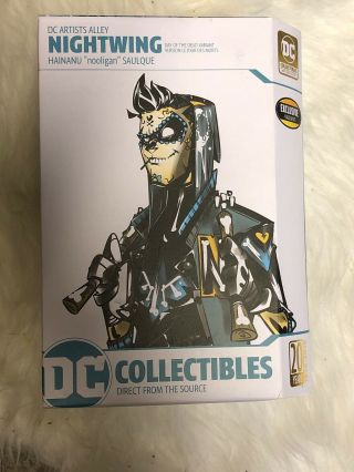 Dc Collectibles Artists Alley Nightwing Day Of The Dead Nooligan Foot Locker Ex