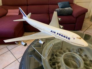 Vintage 1/100 Air France Boeing 747 - 200 Manufactured By Metex Mee France Pacmin
