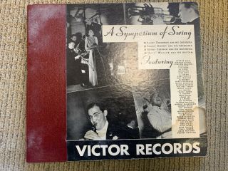 Victor Records A Symposium Of Swing Benny Goodman,  Tommy Dorsey 78 Rpm Records L