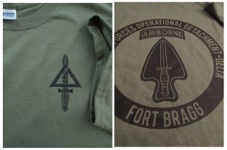Delta Force Airborne (1st Sfod - D) The Unit Silk - Screened T - Shirt Xl Ultra Cotton