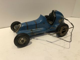 Vtg Ron Cox 45 Blue Thimble Drome Champion Car With Rare Bunch Racing Engine