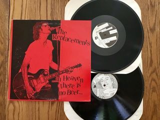 Rare The Replacements - In Heaven There Is No Beer 2 Lp Vinyl Live 1984