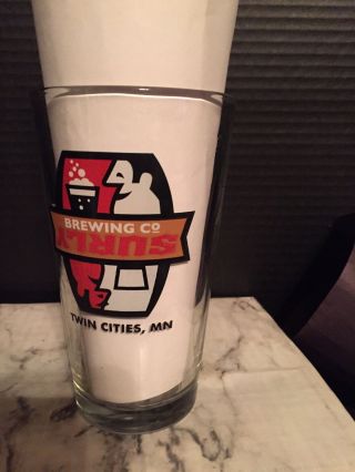 Surly Brewing Company Pint Beer Glass Minneapolis Minnesota Craft Brewery