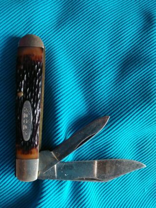 Vintage Ka Bar No.  1026 2 Blade Pocket Knife Made In The Usa