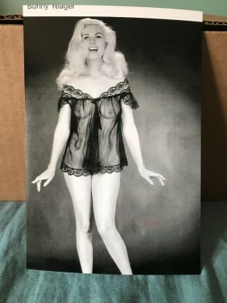 Bunny Yeager,  4x6 Photo - Black & White Photo.