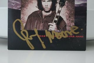 Gary Moore Signed Over The Hills And Far Away Cd Single 1987 Vgc Rare Cdt16