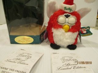 Furby 1999 Christmas Limited Edition Electronic Toy
