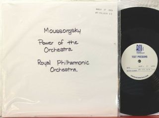 Analogue Prod.  Two 45 Rpm Test Pressings Power Of The Orchestra 1 Sealed/1 Nm