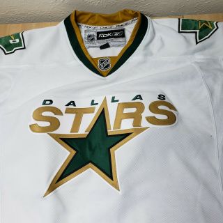 Dallas Stars Reebok Authentic Blank Jersey XL Vintage White NHL Hockey 3